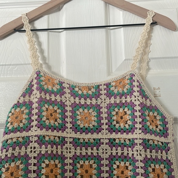 Zara Crocheted Mini Dress | As Seen On 📺The White Lotus - Picture 3 of 10